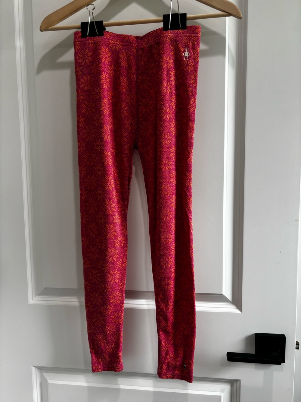 Smartwool Girls Pink Geometric Active Leggings